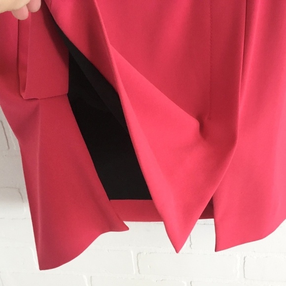 Diane Von Furstenberg Mini skirt Kristin Y2K Raspberry pink Gold chain Mobwife 8 - Picture 11 of 16